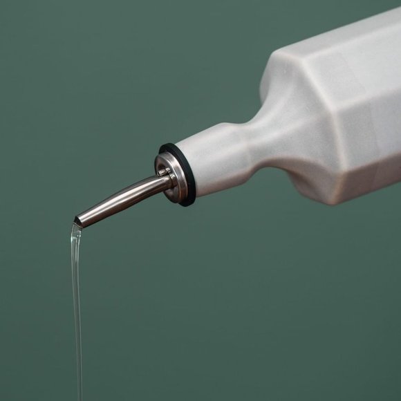 Olive Oil Bottle – White The Bright Angle Elixir - Picture 4 of 5